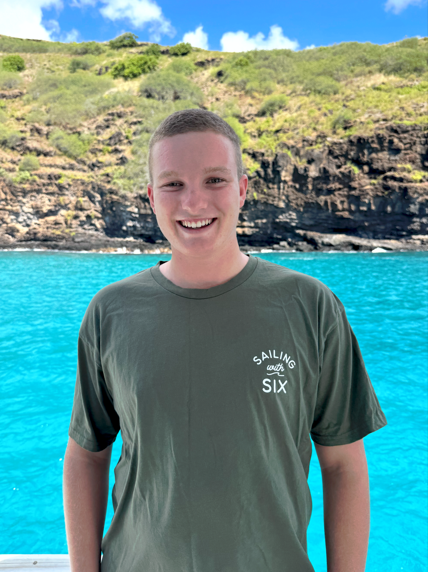Sailing with Six Premium Crew Tee