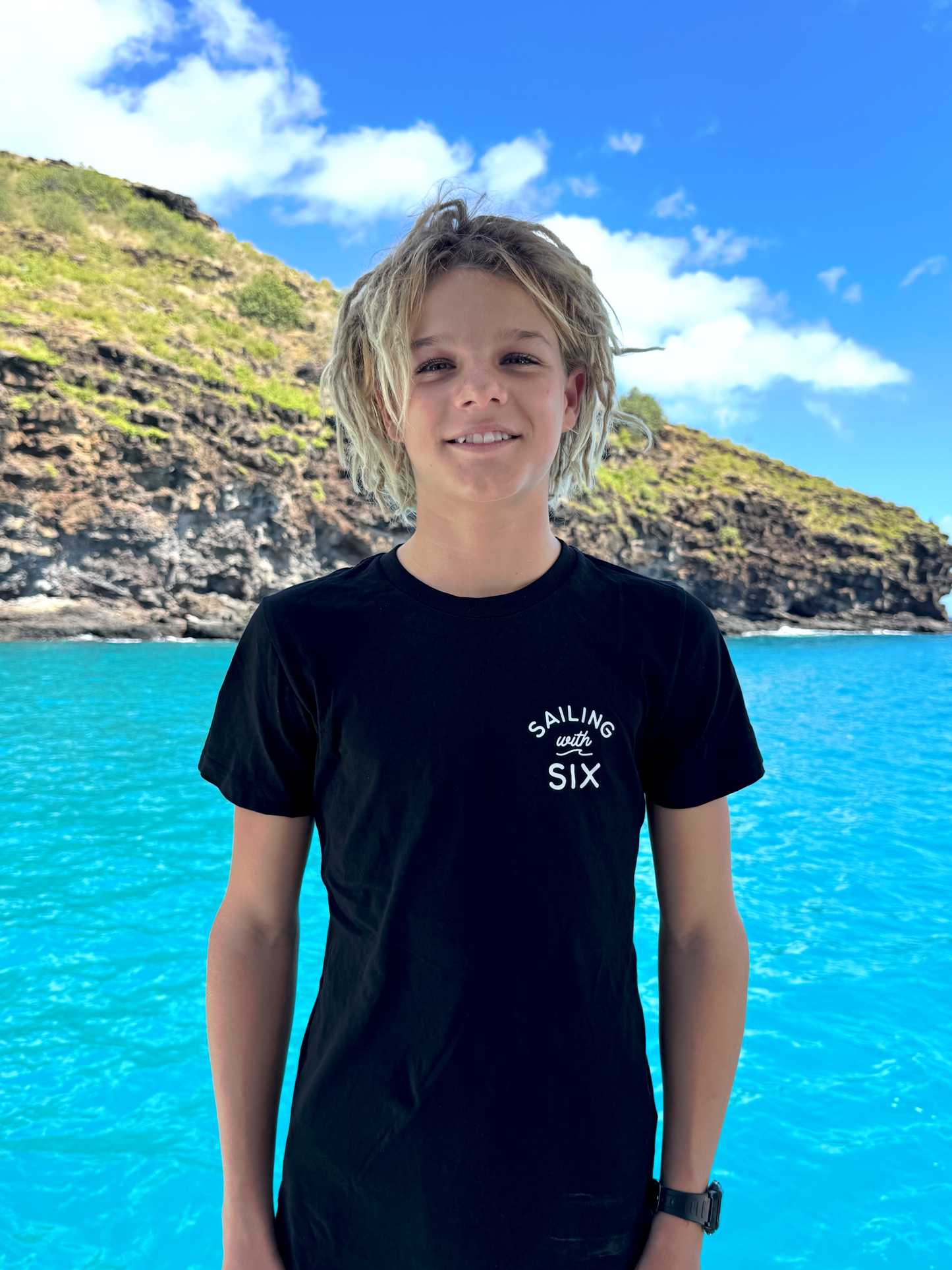 Sailing with Six Kids Adventure Tee