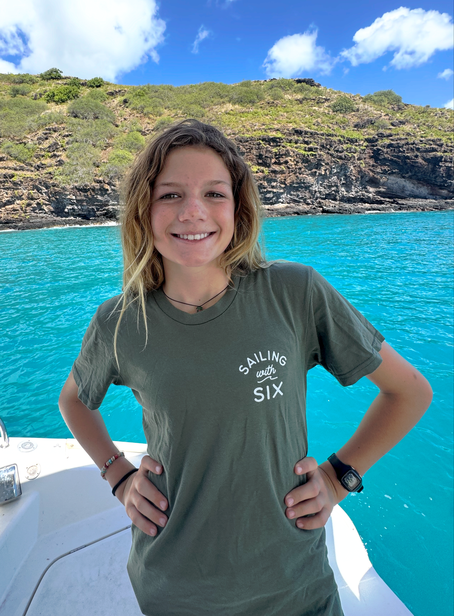 Sailing with Six Kids Adventure Tee