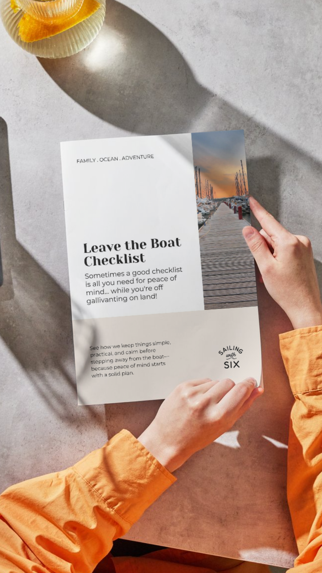 Printable PDF Checklist for Leaving Your Boat At The Marina (Short term - 1 Month)